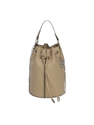 beige leatherette (pu) regular sling bag - 17348468 - Standard Image - 4