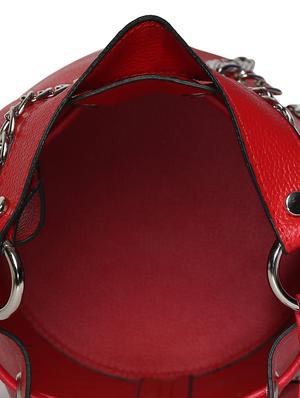 red leatherette (pu) regular sling bag - 17348474 - Standard Image - 3