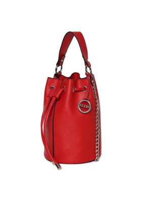 red leatherette (pu) regular sling bag - 17348474 - Standard Image - 4