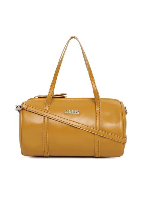 yellow leatherette (pu) regular sling bag - 17348483 - Standard Image - 1