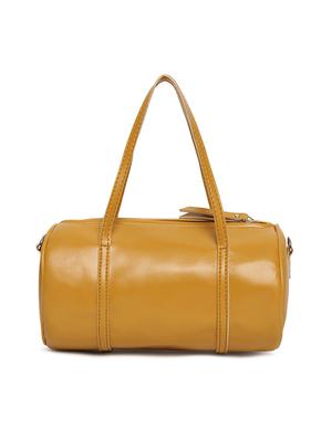 yellow leatherette (pu) regular sling bag - 17348483 - Standard Image - 2