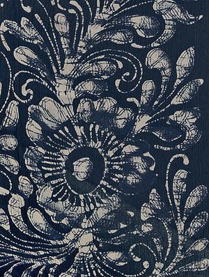 navy art silk printed saree with blouse - 17348545 - Standard Image - 4