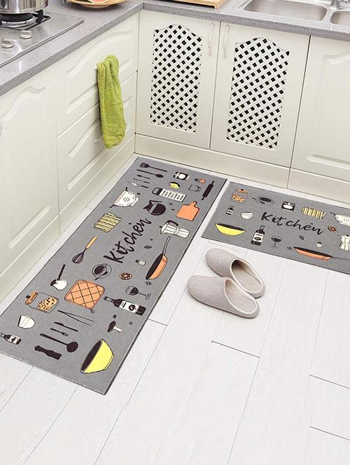 floor mat & runner with anti skid backing, set of 2 - 17348579 - Standard Image - 1