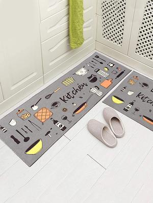 floor mat & runner with anti skid backing, set of 2 - 17348579 - Standard Image - 3