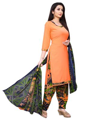 printed unstitched suit set - 17348757 - Standard Image - 2
