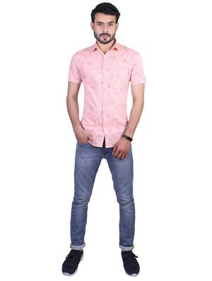 pink printed casual shirt - 17348868 - Standard Image - 4