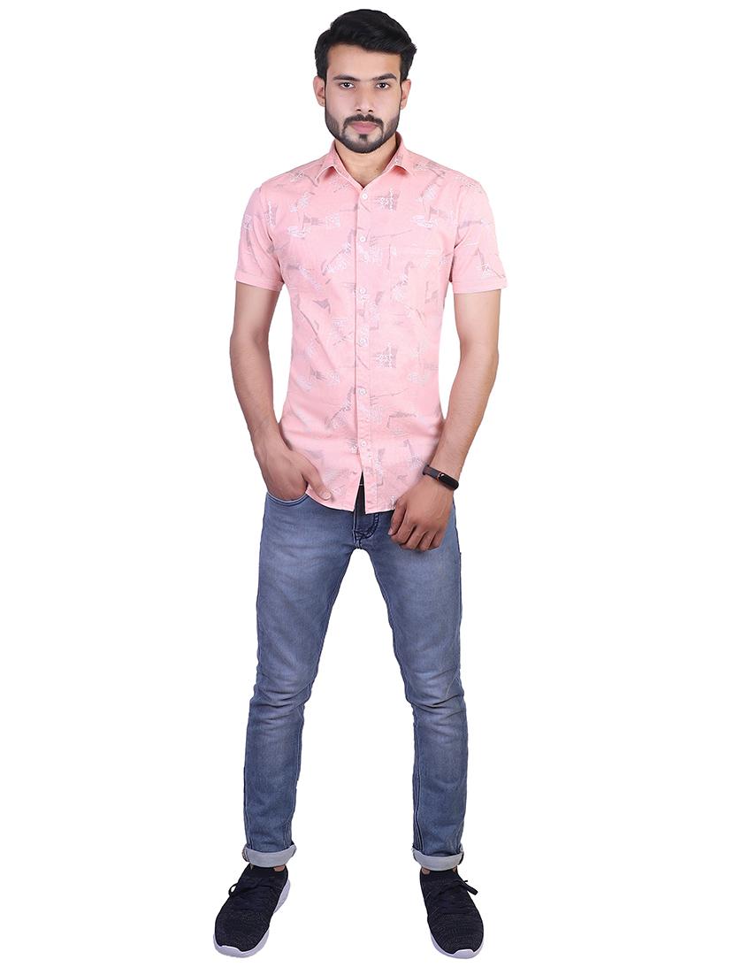 pink printed casual shirt - 17348868 - Zoom Image - 4
