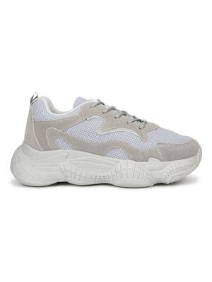 grey lace-up chunky shoes - 17348967 - Standard Image - 2