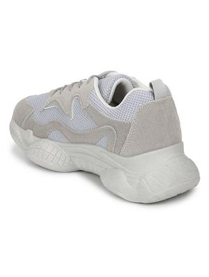 grey lace-up chunky shoes - 17348967 - Standard Image - 3
