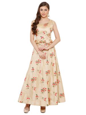 embroidered flared lehenga - 17349008 - Standard Image - 2