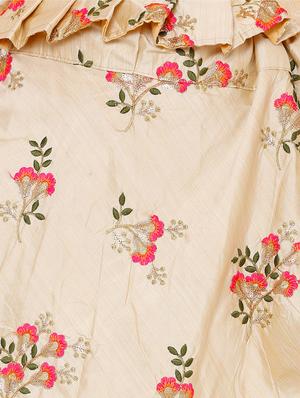 embroidered flared lehenga - 17349008 - Standard Image - 5