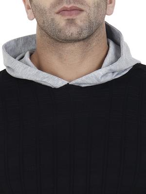 black self design woolen pullover - 17349272 - Standard Image - 6