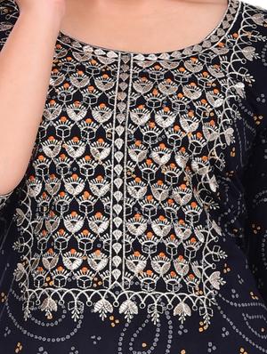 paisley straight kurta - 17349274 - Standard Image - 4