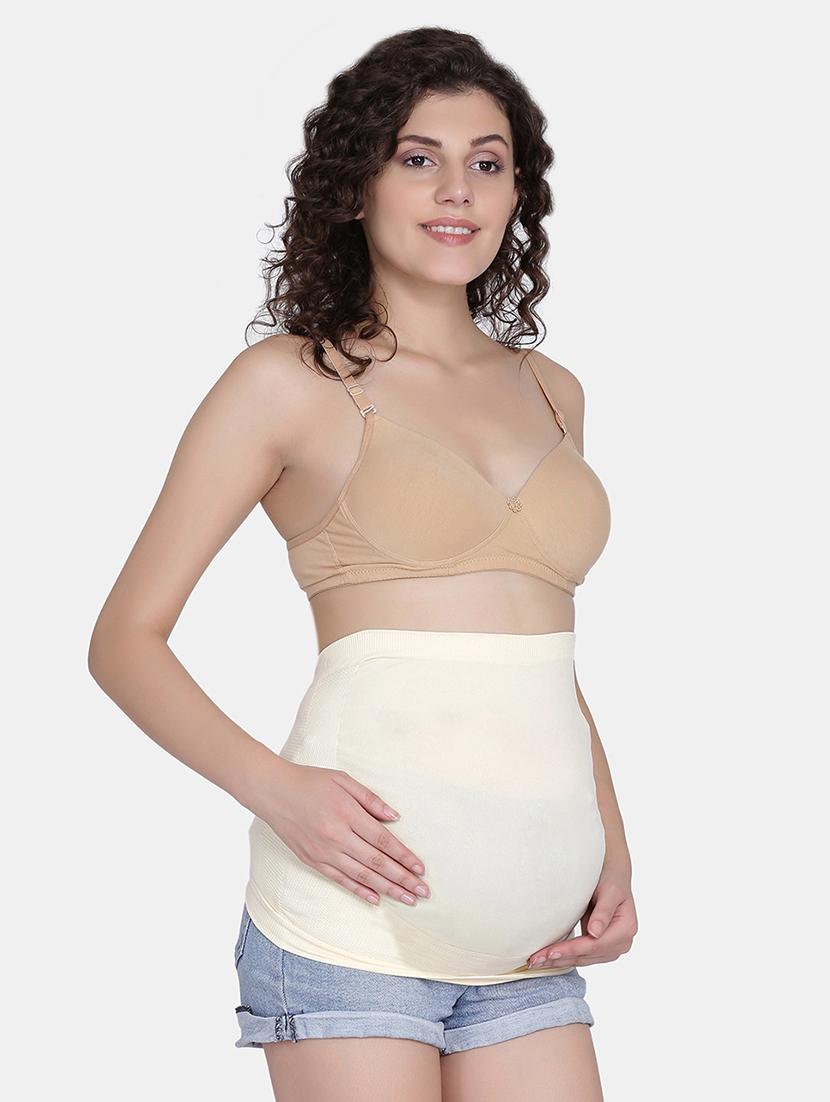 beige polyester post pregnancy shapewear - 17349365 - Zoom Image - 2