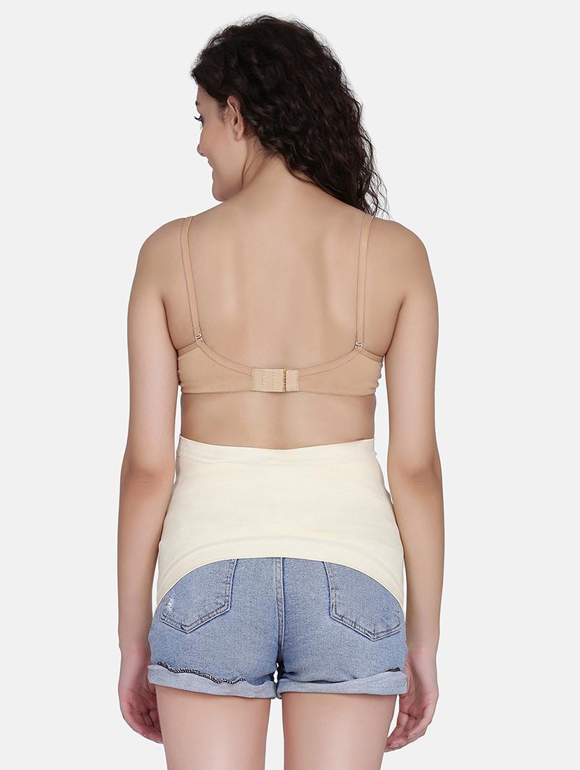 beige polyester post pregnancy shapewear - 17349365 - Zoom Image - 3