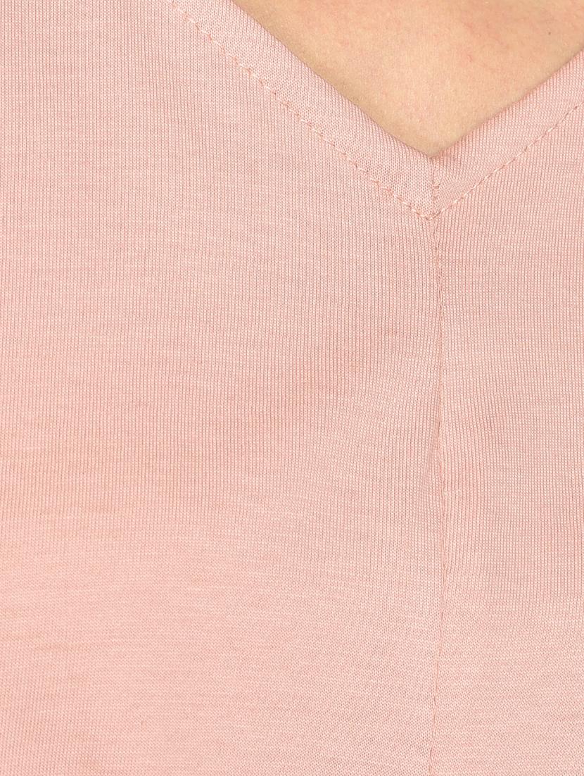 tie front solid crop top - 17349645 - Zoom Image - 5