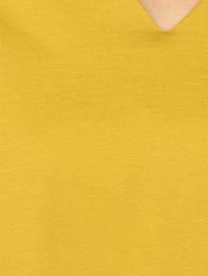 v-neck solid top - 17349651 - Standard Image - 5