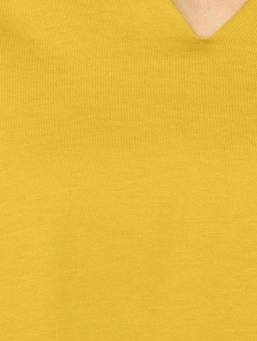 v-neck solid top - 17349651 - Zoom Image - 5