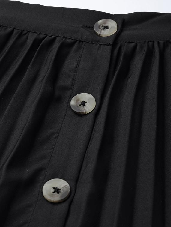 high rise button up a-line skirt - 17349754 - Zoom Image - 5