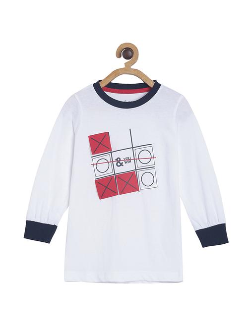 white cotton tshirt - 17349756 - Standard Image - 1