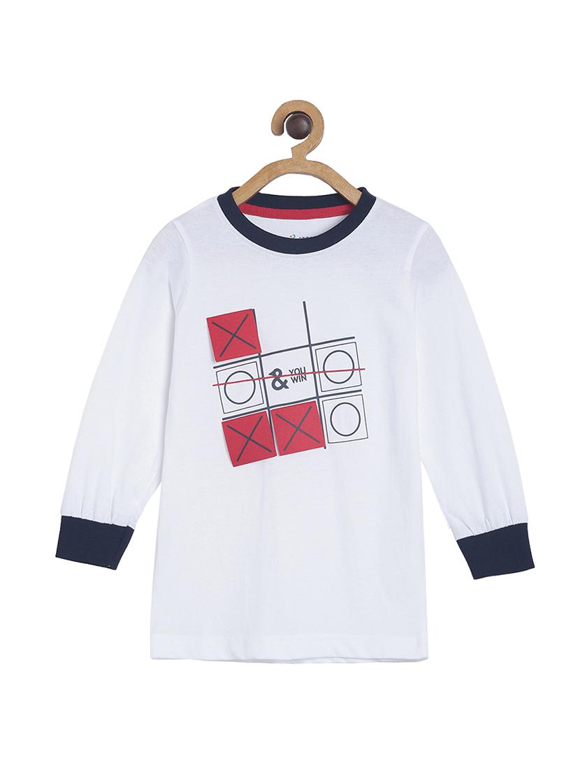 white cotton tshirt - 17349756 - Zoom Image - 1