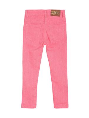 pink cotton plain jean - 17349833 - Standard Image - 2