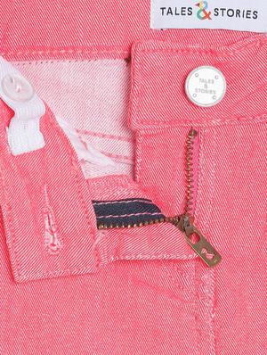 pink cotton plain jean - 17349833 - Standard Image - 3