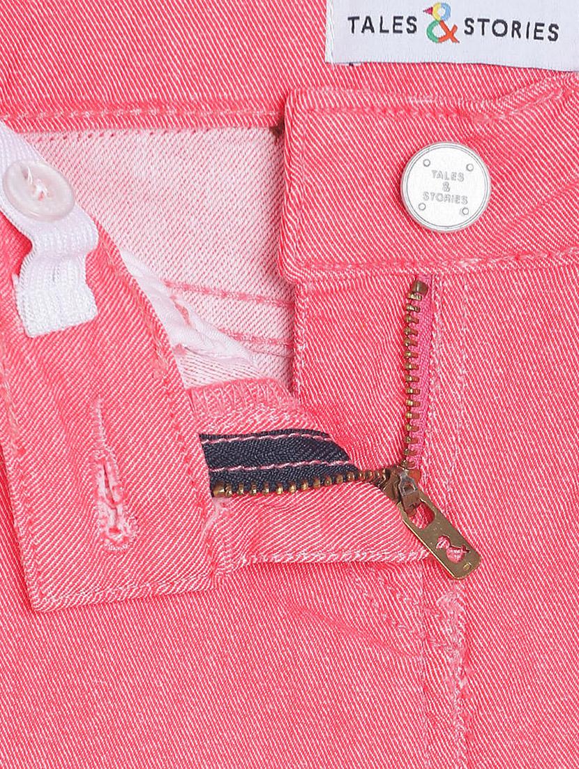 pink cotton plain jean - 17349833 - Zoom Image - 3