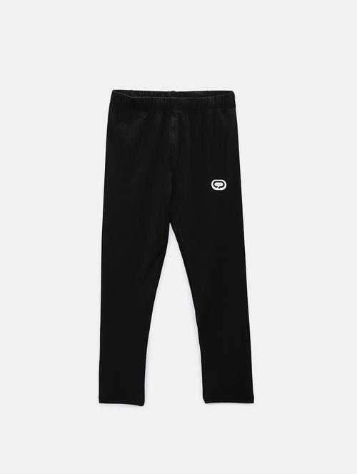 black polyester legging - 17350078 - Standard Image - 1