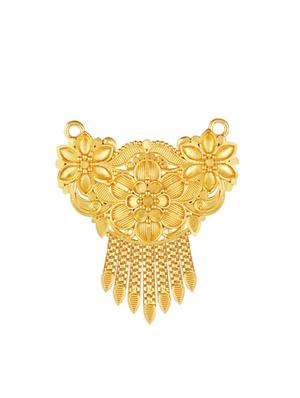 gold colour beads mangalsutra - 17350693 - Standard Image - 4