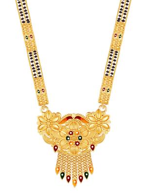 multi colour beads mangalsutra - 17350707 - Standard Image - 3