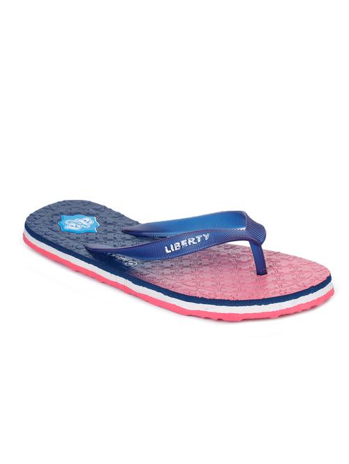 blue plastic slippers flip flops - 17350898 - Standard Image - 1