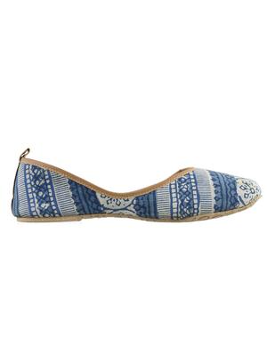 blue slip on jutis - 17351017 - Standard Image - 2