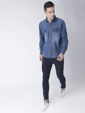 black plain denim jeans - 17351023 - Standard Image - 4