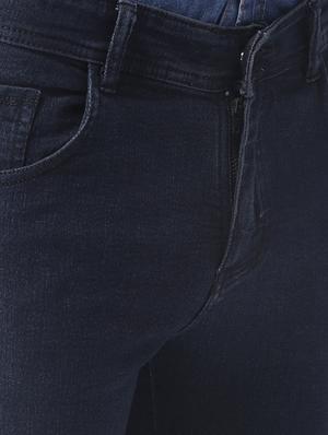 black plain denim jeans - 17351023 - Standard Image - 5