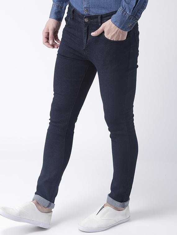 black plain denim jeans - 17351023 - Zoom Image - 2