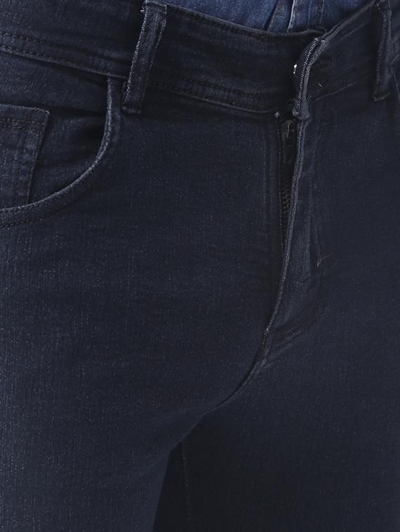 black plain denim jeans - 17351023 - Zoom Image - 5