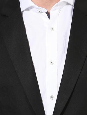 black solid single breasted suit - 17351417 - Standard Image - 4