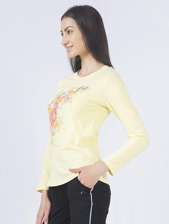 round neck floral tee - 17351656 - Zoom Image - 2