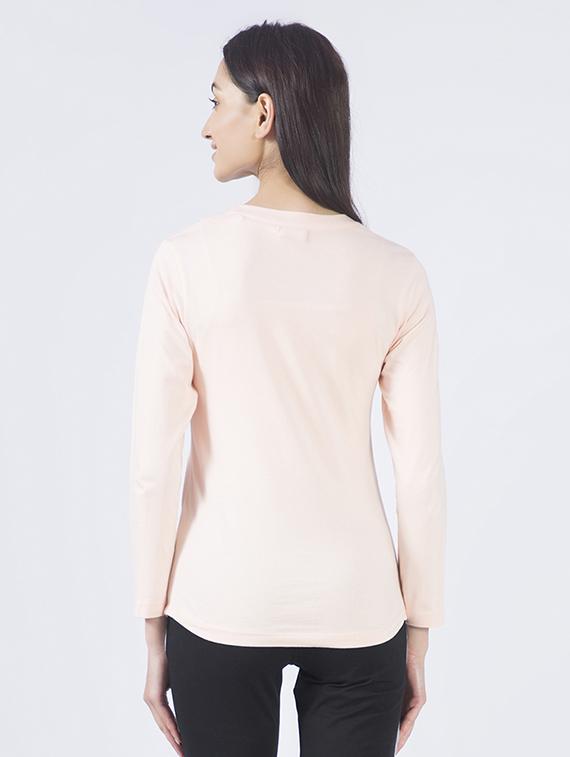 round neck floral tee - 17351657 - Zoom Image - 3