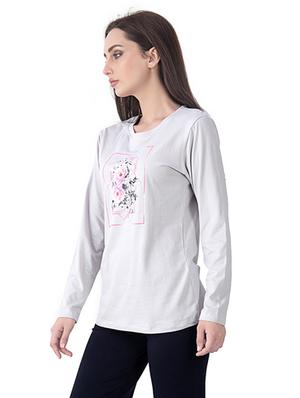 round neck graphic tee - 17351658 - Standard Image - 2