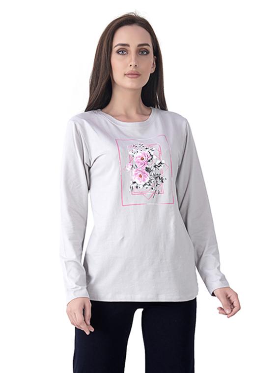 round neck graphic tee - 17351658 - Zoom Image - 1