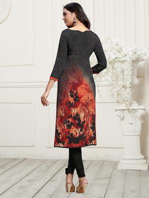 floral churidaar suits unstitched suit - 17351678 - Standard Image - 2