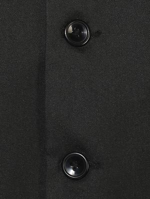 black solid nehru jacket - 17351755 - Standard Image - 6