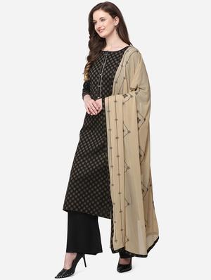 floral unstitched palazzo suit - 17352003 - Standard Image - 2