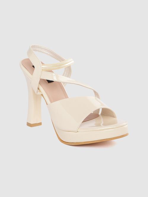 beige leatherette back strap sandals - 17352140 - Very Small Image - 1
