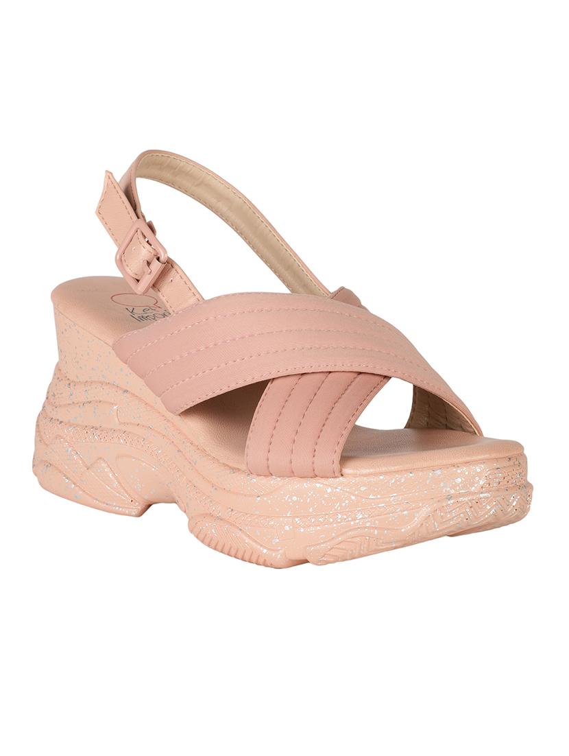 ketimporta by kin's stylish green casual wedges sandal - 129-23 - 17352338 - Zoom Image - 1