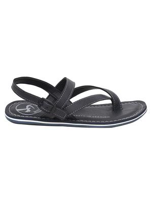 blue synthetic & mesh back strap sandals - 17352569 - Standard Image - 2