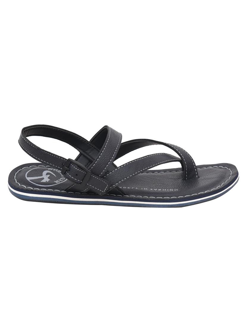 blue synthetic & mesh back strap sandals - 17352569 - Zoom Image - 2