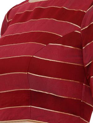 striped printed blouse - 17352641 - Standard Image - 5